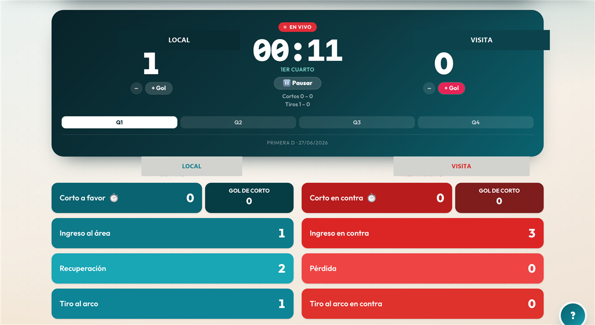 HockeyLAB — partido en vivo