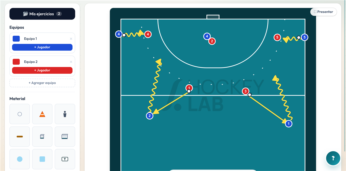 HockeyLAB — pizarra táctica